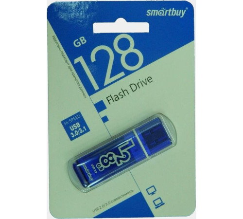 SMARTBUY (SB128GBGS-DB) 128GB GLOSSY DARK BLUE USB3.0