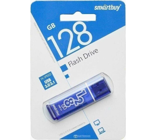 SMARTBUY (SB128GBGS-DB) 128GB GLOSSY DARK BLUE USB3.0