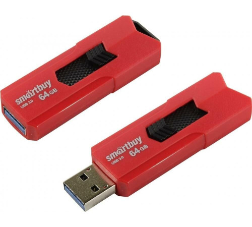 SMARTBUY (SB64GBST-R3) 64GB STREAM RED USB 3.0