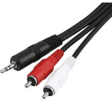 5BITES AC35J2R-020M AUDIO / 3.5 JACK M / 2*RCA M / STEREO / 2M