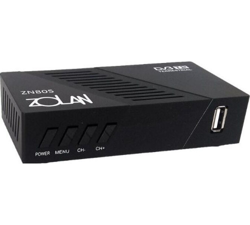 ZOLAN ZN 805 DVB-T2/Wi-Fi/IPTV/MEGOGO/YouTube, дисплей