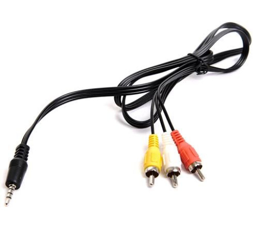 Кабель СИГНАЛ (6947) шнур 3,5Дж-3RCA 1,5 м