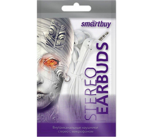 SMARTBUY (SBH-012) S4 белый (цветной пакет)
