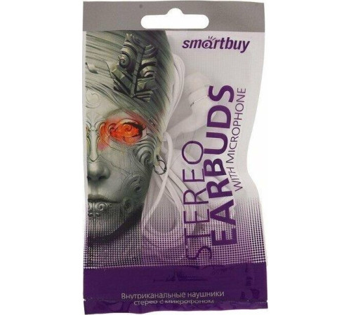 SMARTBUY (SBH-012) S4 белый (цветной пакет)