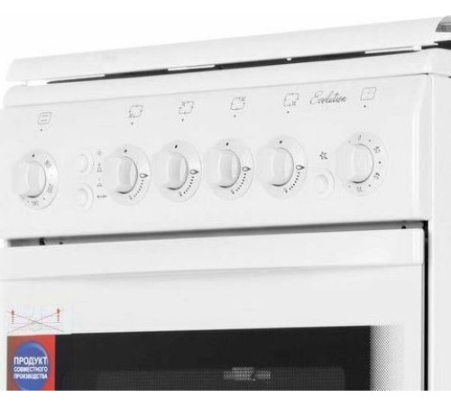 Плита газовая DE LUXE 5040.31Г (951400) бел.