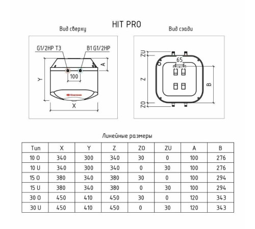 THERMEX H 30 U (PRO)/(под)