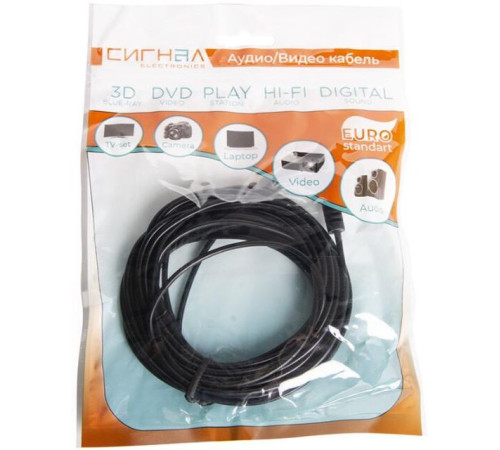 СИГНАЛ (2344) шнур 3,5Дж-3,5Дж 5,0 м