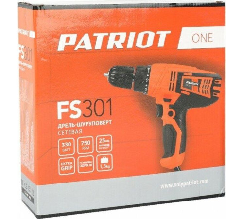 PATRIOT 120301403 FS301 Дрель-шуруповерт сетевая