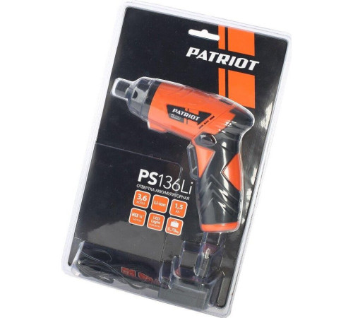 PATRIOT 180201303 PS 136 3,6В, 1аккум