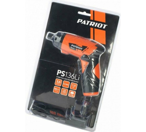PATRIOT 180201303 PS 136 3,6В, 1аккум
