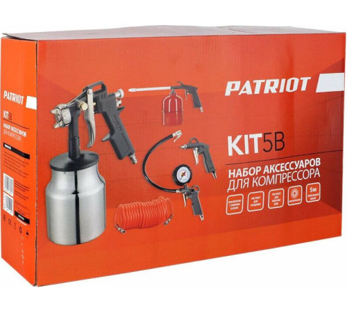 Пневмоинструмент PATRIOT 830901055 KIT 5В Набор окрасочного инструмента