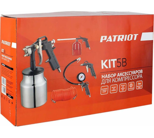 Пневмоинструмент PATRIOT 830901055 KIT 5В Набор окрасочного инструмента