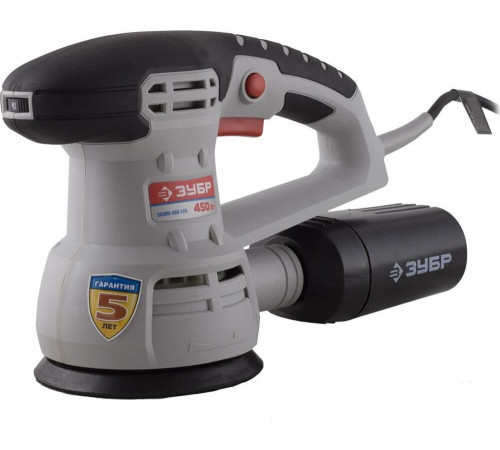 ЗУБР ЗОШМ-450-125 Машина орбитальношлифовальная 450 Вт, D125 мм, 5000-13000 об/мин