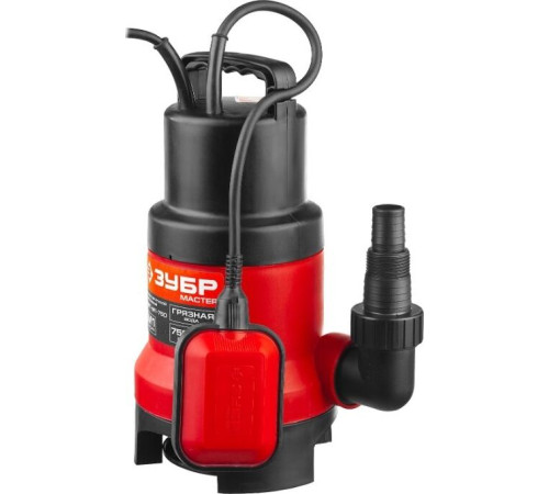 Дренажный насос ЗУБР НПГ-М1-750 Насос погружной дренажный для загрязненной воды