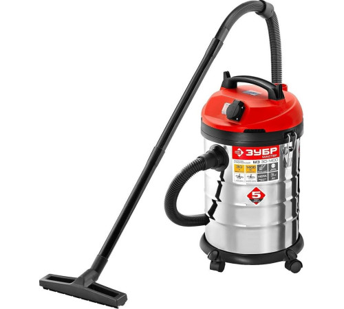 ЗУБР ПУ-30-1400 М3, строительный пылесос