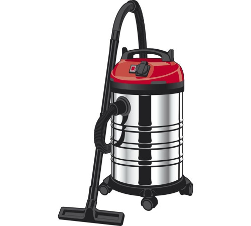 ЗУБР ПУ-30-1400 М3, строительный пылесос