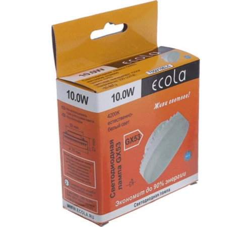 ECOLA T5QV10ELC GX53/10W/4200K