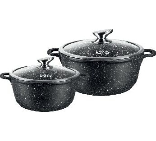 LARA LR02-111 Набор посуды LARA RIO, 2 пр., (кастр. 3.1л + 5,0л)