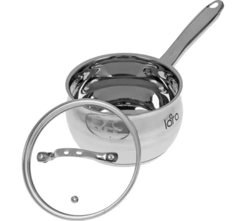 LARA LR02-87 APPLE 8 предметов (сотейник 2.1л, кастрюли: 2.1л, 3.7л, 6.1л)