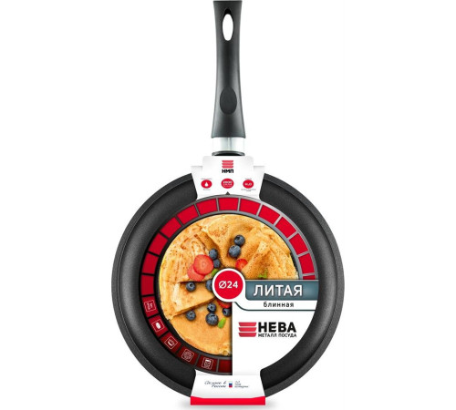 НЕВА МЕТАЛЛ ПОСУДА 6222 блинная а/пр литая 22