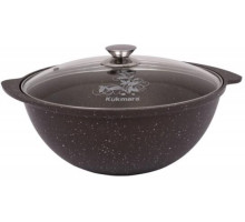 KUKMARA кмк47а а/пр литой 4,5л д/плова стекл/кр Кофейный мрамор