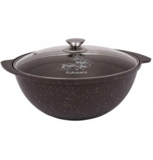 KUKMARA кмк47а а/пр литой 4,5л д/плова стекл/кр Кофейный мрамор