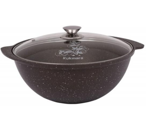 KUKMARA кмк47а а/пр литой 4,5л д/плова стекл/кр Кофейный мрамор