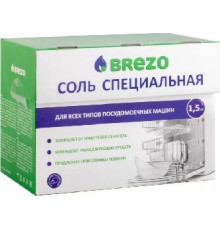 Соль для посуд.машины BREZO 97008 Специальная соль для посудомоечной машины 1500 г.