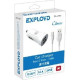 EXPLOYD EX-Z-587 TYPE-C 3.4А 2.4А+1А 2хUSB белый