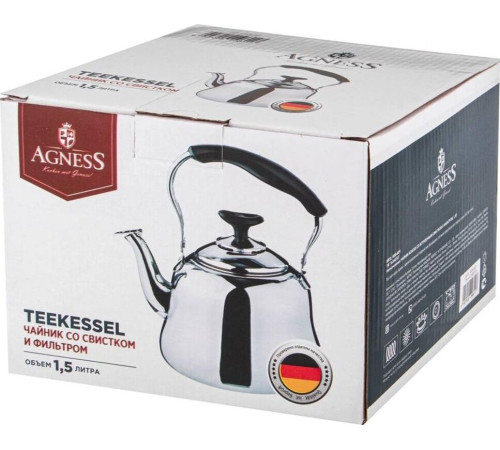 AGNESS 909-601 нерж. 1,5л