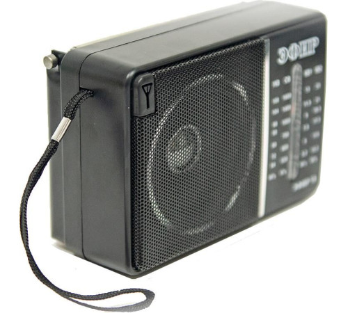 ЭФИР 15 УКВ 64-108МГц, СВ 530-1600КГц, КВ1,КВ2 бат. 2*R20(D)