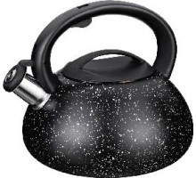 AGNESS 907-080 Black Marble нерж. 3л