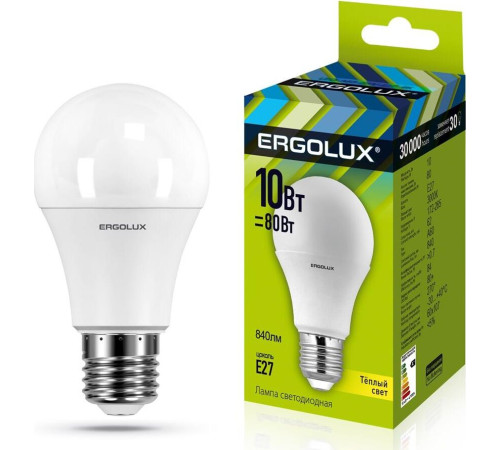 ERGOLUX (12148) LED-A60-10W-E27-3K
