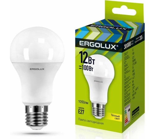 ERGOLUX (12150) LED-A60-12W-E27-3K