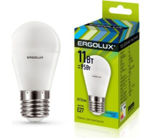 ERGOLUX (13631) LED-G45-11W-E27-4K