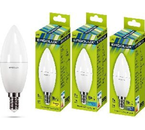 ERGOLUX (13167) LED-C35-9W-E14-3K