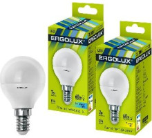 ERGOLUX (12142) LED-G45-7W-E14-3K