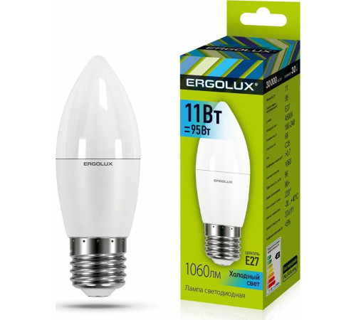 ERGOLUX (13622) LED-C35-11W-E27-4K