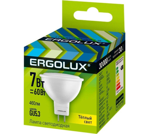 ERGOLUX (12158) LED-JCDR-7W-GU5.3-3K