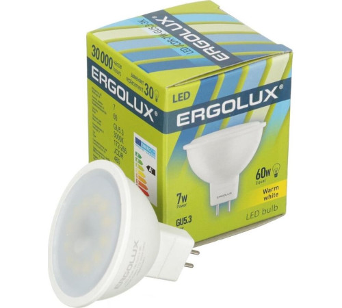 ERGOLUX (12158) LED-JCDR-7W-GU5.3-3K