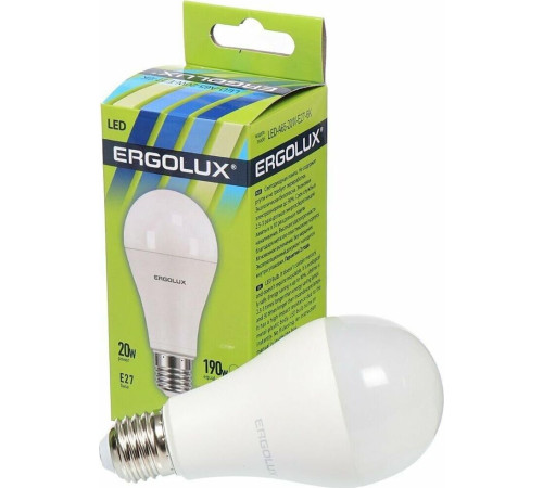 ERGOLUX (13184) LED-A65-20W-E27-6K