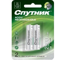 СПУТНИК Аккумулятор NI-MH HR6 2500 MAH