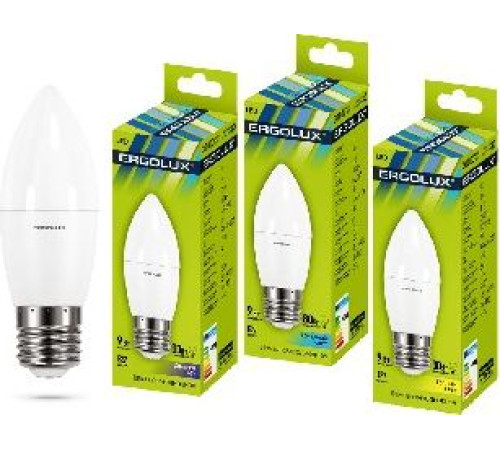 ERGOLUX (13170) LED-C35-9W-E27-3K