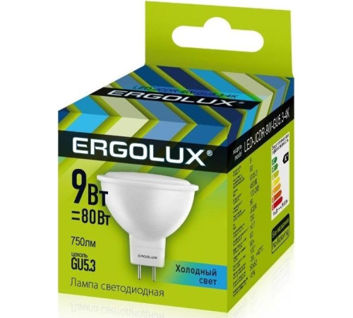 ERGOLUX (13625) LED-JCDR-9W-GU5.3-4K