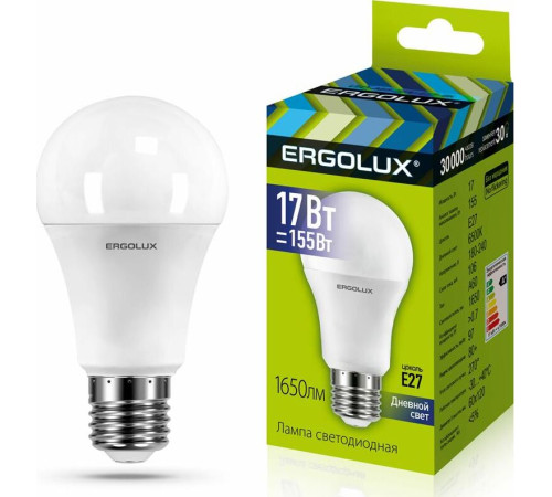 ERGOLUX (13181) LED-A60-17W-E27-6K