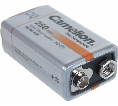 CAMELION (5014) 9V-250mAh Ni-Mh BL-1 (NH-9V250BP1, аккумулятор,9В)