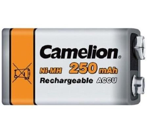 CAMELION (5014) 9V-250mAh Ni-Mh BL-1 (NH-9V250BP1, аккумулятор,9В)