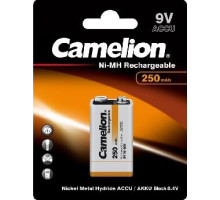 CAMELION (5014) 9V-250mAh Ni-Mh BL-1 (NH-9V250BP1, аккумулятор,9В)