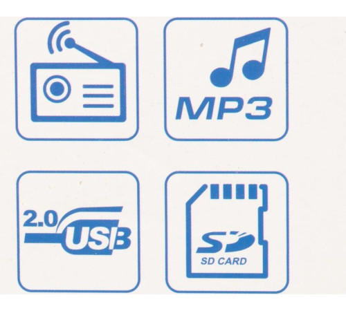 Радиоприемник HYUNDAI H-PSR200 дерево коричневое/серебро