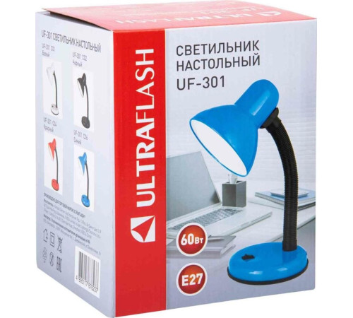 ULTRAFLASH (12357) UF-301 С06 E27/60W синий
